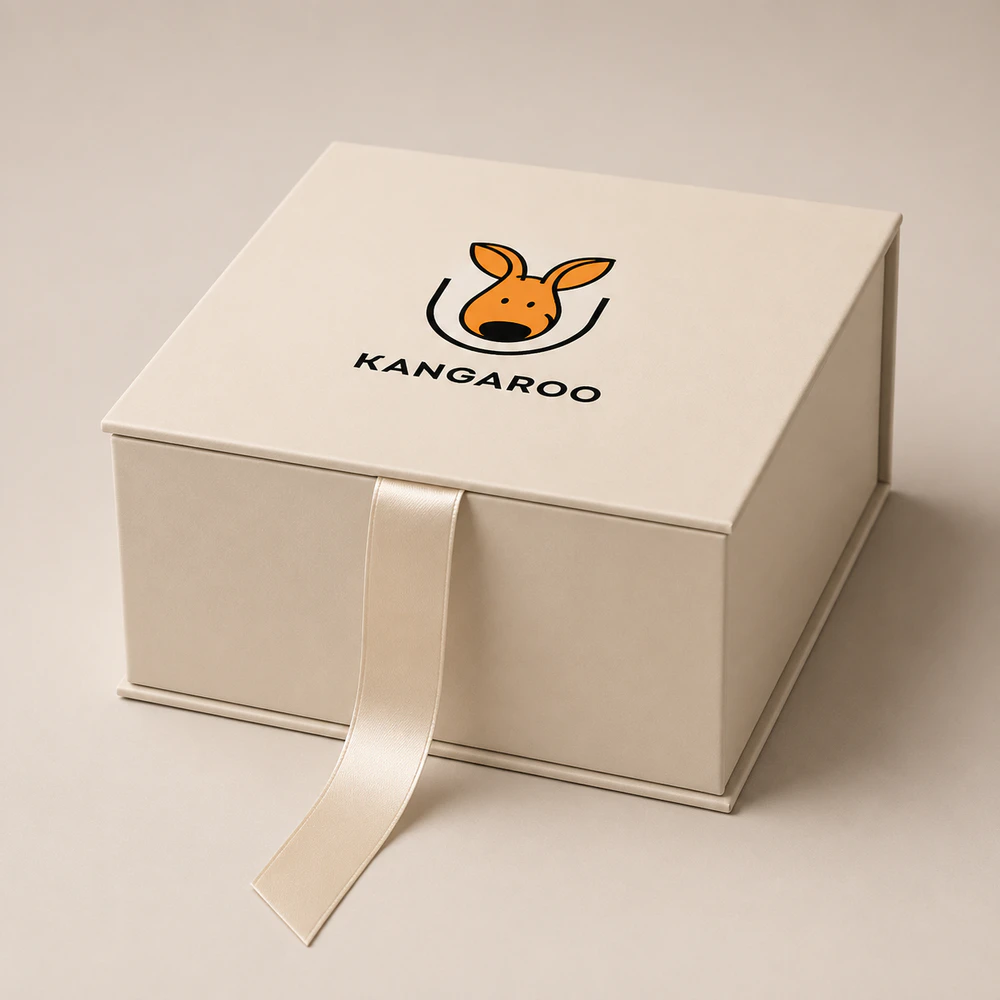 Палітурна коробка 20 × 20 × 10 см з логотипом KANGAROO