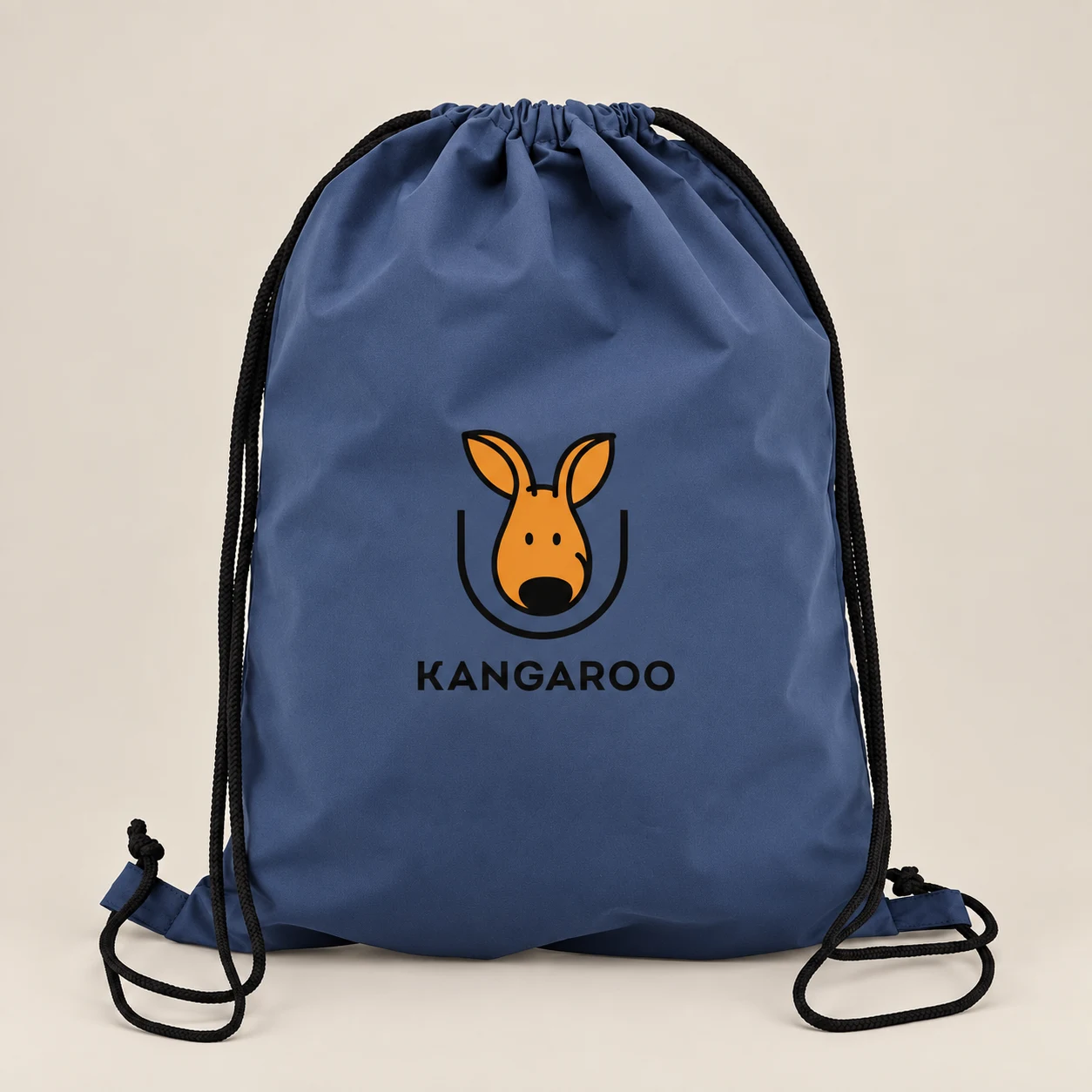 синій мішечок для взуття 35 × 45 см з логотипом KANGAROO
