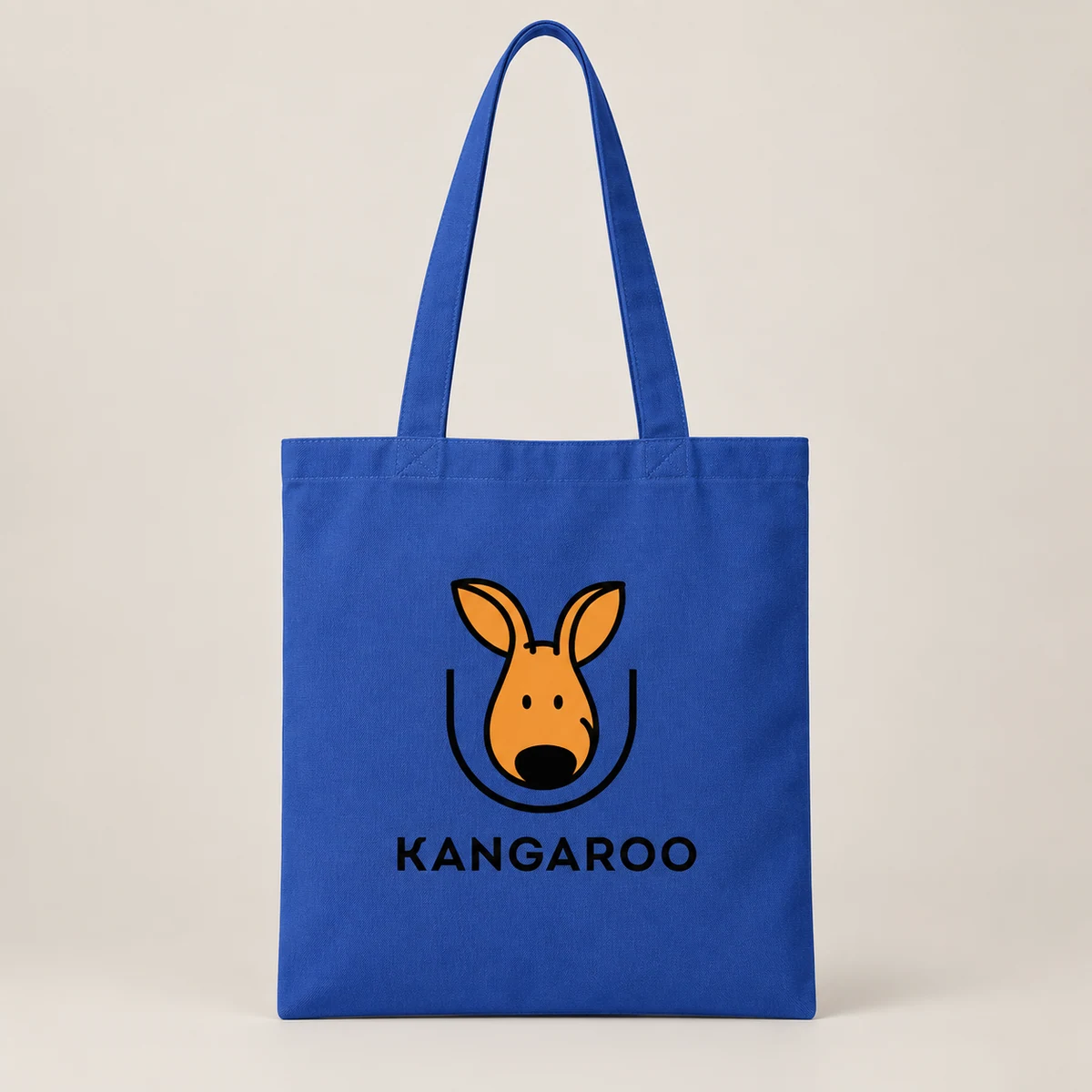 Синій шопер 38 × 42 см з логотипом KANGAROO