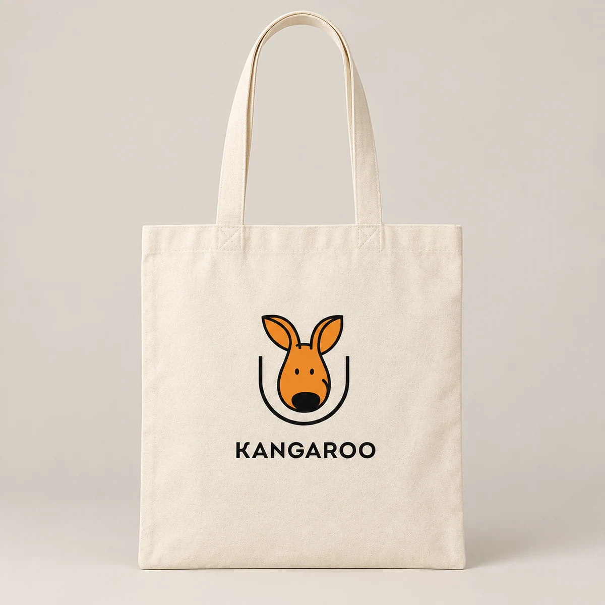Бежевий класичний 38 × 42 см з логотипом KANGAROO